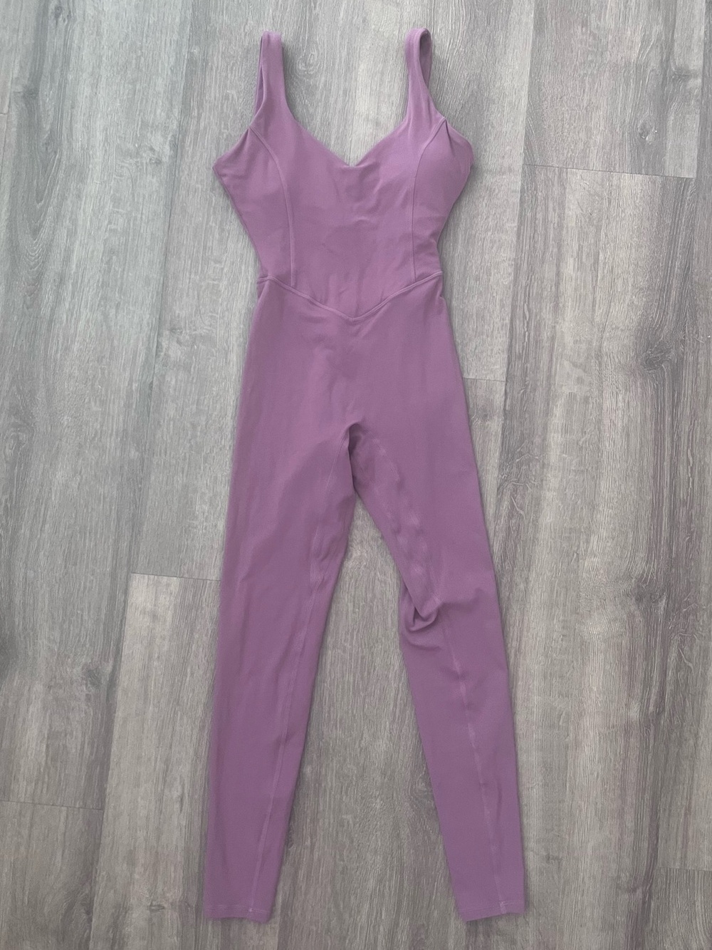 Vitality - Sleeveless Mauve Purple Jumpsuit Athleisure